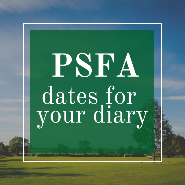 PSFA - date for 2021/2022