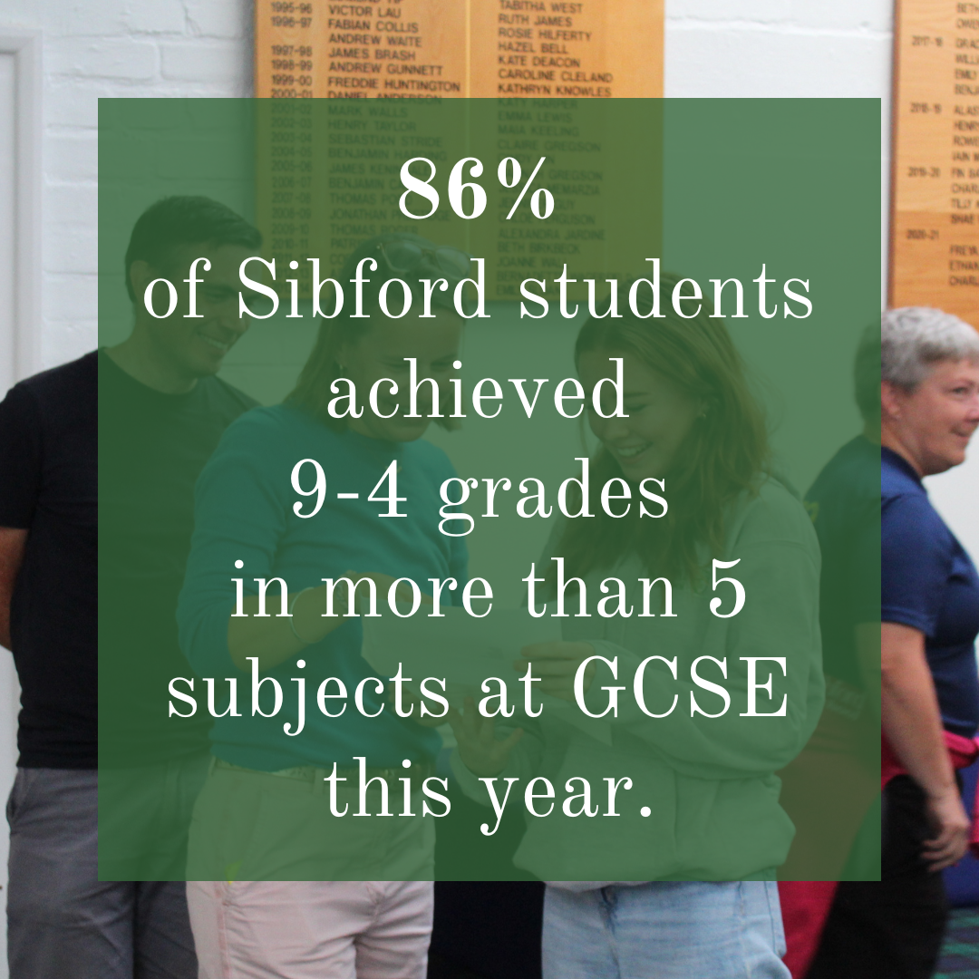 Sibford pupils celebrate success in their GCSEs