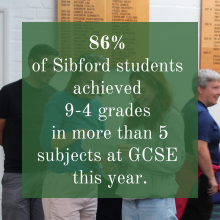 Sibford pupils celebrate success in their GCSEs