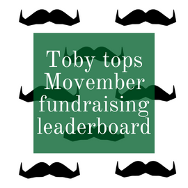 Year 13 Toby tops Movember fundraising leader board