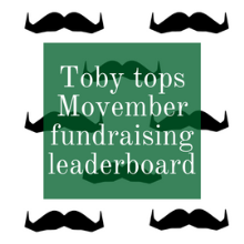 Year 13 Toby tops Movember fundraising leader board