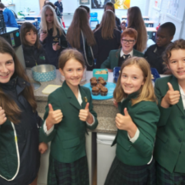 Year 7 bake for CLIC Sargent