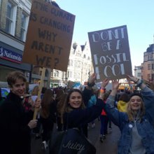 Sibford students join Climate Change protest